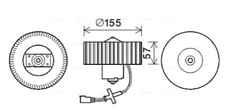 Dmuchawa pasuje do: FORD COURIER, FIESTA, FIESTA IV, FIESTA/MINIVAN, KA, PUMA, STREET KA MAZDA 121 III 1.25-1.8D 08.95-11.08 AVA COOLING FD8568