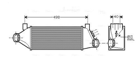 Автозапчасть AVA COOLING FDA4385