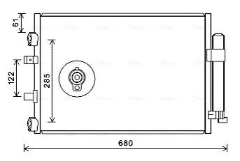 Автозапчасть AVA COOLING FDA 5484D