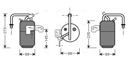 Осушитель кондиционера AVA COOLING FD D331