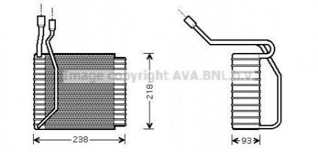 Parownik klimatyzacji AVA COOLING FDV110