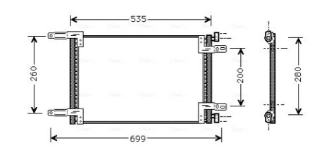 Автозапчастина AVA COOLING FT5248