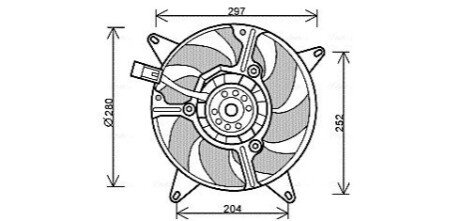 Автозапчасть AVA COOLING FT7544