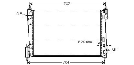 Автозапчастина AVA COOLING FTA2311