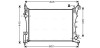 Радіатор, Система охолодження двигуна AVA COOLING FTA2318 (фото 1)