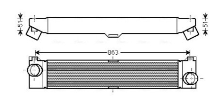 Автозапчасть AVA COOLING FTA 4360