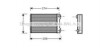 Теплообмінник, Система опалення салону AVA COOLING FTA 6242 (фото 1)
