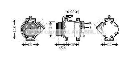 Компресор AVA COOLING FTAK366