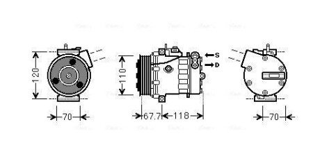 Компресор AVA COOLING FTAK384