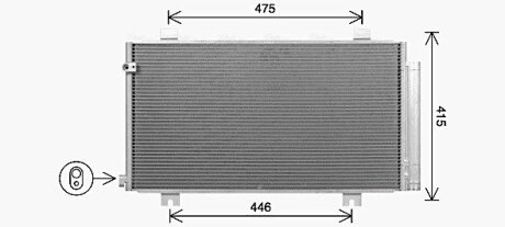 Автозапчастина AVA COOLING HD5325D