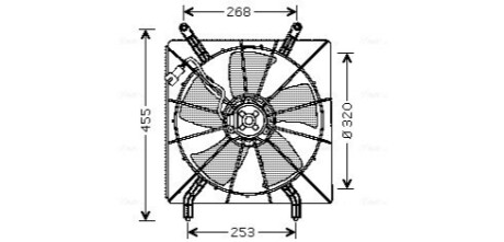 Автозапчасть AVA COOLING HD7519