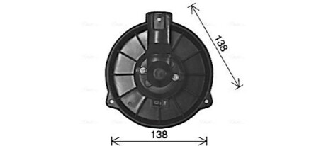 Dmuchawa pasuje do: HONDA ACCORD V, CIVIC V, CIVIC VI, CRX III, INSIGHT, INTEGRA, PRELUDE IV 1.0H-2.3 10.91-12.06 AVA COOLING HD8318