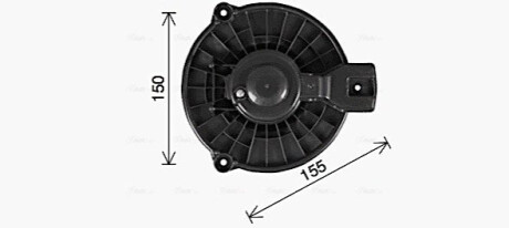 WENTYLATOR NAGRZ.JAZZ III 08- AVA COOLING HD8326