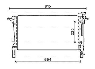 Автозапчасть AVA COOLING HY2242