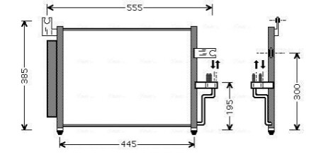 Радіатор кодиціонера AVA COOLING HY5081D