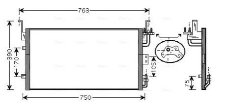 Автозапчастина AVA COOLING HY5083