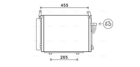 Автозапчасть AVA COOLING HY5245D