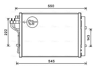 Радіатор кодиціонера AVA COOLING HY5445D