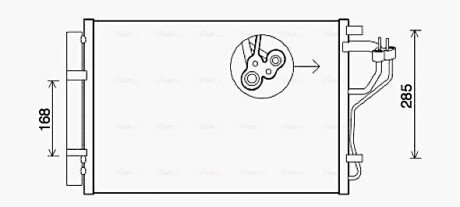 Радіатор кодиціонера AVA COOLING HYA5308D