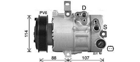 Компресор AVA COOLING HYAK498