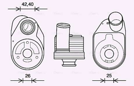 Автозапчасть AVA COOLING IV3136