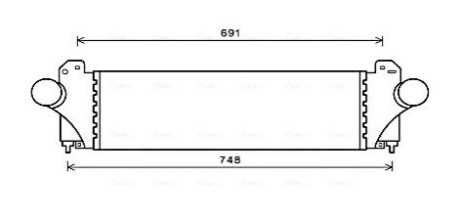 Интеркулер AVA COOLING IV4129