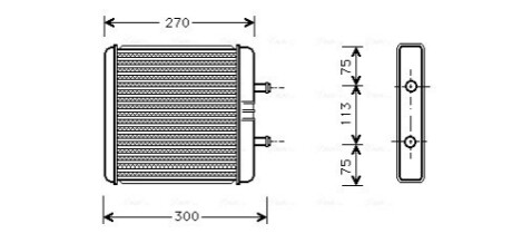 Автозапчастина AVA COOLING IV 6048