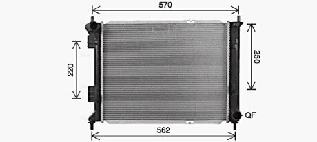 Автозапчастина AVA COOLING KA2327