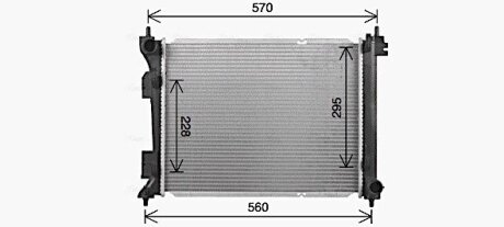 Автозапчастина AVA COOLING KA2343