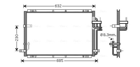 Конденсатор, кондиционер AVA COOLING KA5085