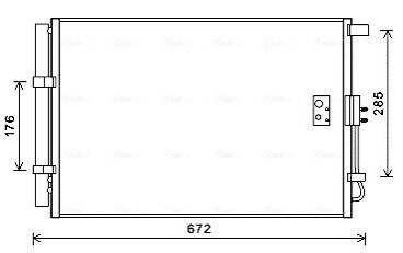 Радіатор кодиціонера AVA COOLING KA5229D