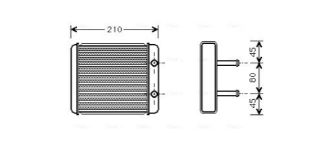 Автозапчасть AVA COOLING KA6008