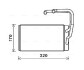 Теплообмінник, Система опалення салону AVA COOLING KAA6263 (фото 1)
