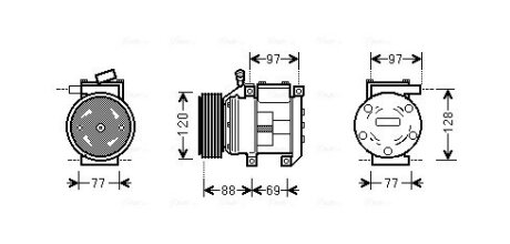 Автозапчастина AVA COOLING KAAK117