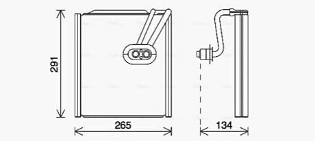 PAROWNIK DO KLIMAT.ELANTRA 11-15 AVA COOLING KAV292