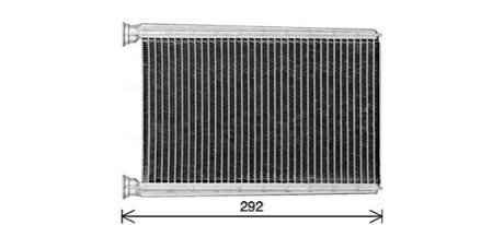 Радіатор Пічки Mb Actros (Mp4/mp5)/antos/arocs/atego 3 Om470.903-Om936.916 >2011 163*268*26Mm AVA COOLING ME6347 (фото 1)