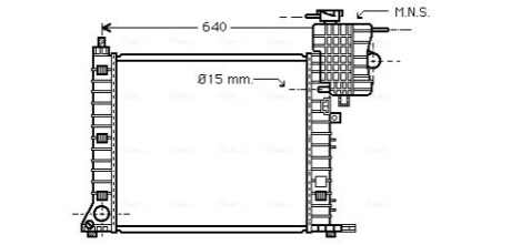 Радиатор AVA COOLING MS 2336 (фото 1)