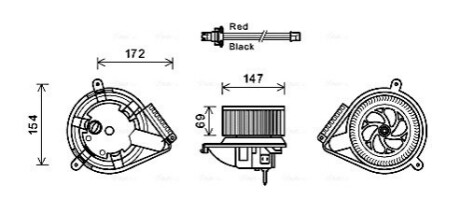 Автозапчасть AVA COOLING MS8617