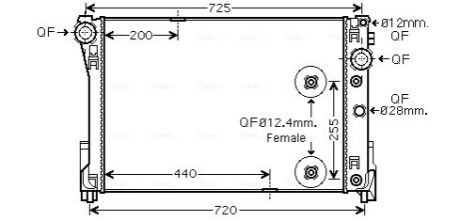 Автозапчасть AVA COOLING MSA 2546