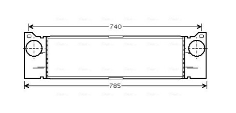 Интеркулер AVA COOLING MSA4370