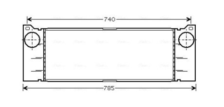 Интеркулер AVA COOLING MSA 4371