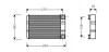 Радіатор обігрівача MERCEDES C-CLASS W 203 (00-) (AVA) AVA COOLING MSA6312 (фото 1)