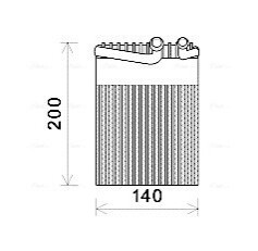 Испаритель, кондиционер AVA COOLING MSV554