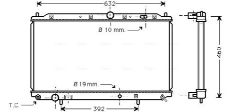 Автозапчастина AVA COOLING MT2116