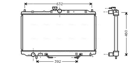 Автозапчастина AVA COOLING MT 2153