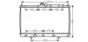 Радиатор охлаждения двигателя Mitsubishi Outlander 2,0i 2WD/4WD 5MT AC+/- 03>06 AVA COOLING MT2183 (фото 1)