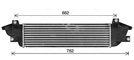 Охолоджувач наддувального повітря AVA COOLING MT4282