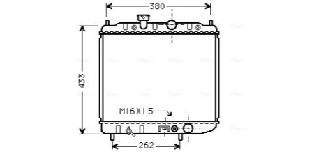 Автозапчасть AVA COOLING MTA2036