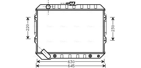 Автозапчасть AVA COOLING MTA2089