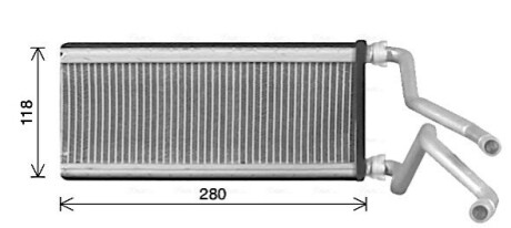 Автозапчасть AVA COOLING MZ6298